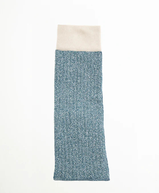 Calcetin purpurina verde agua