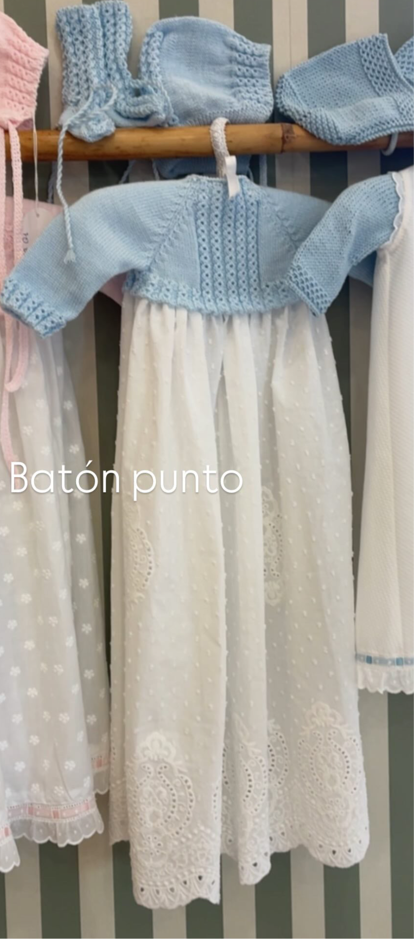 Baton punto. Tela AURORA.