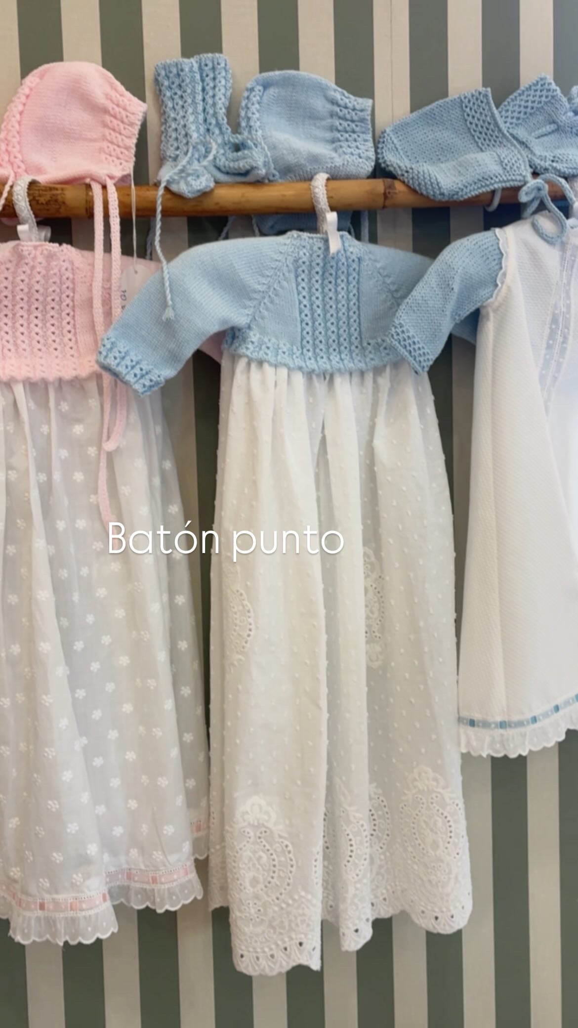 Baton punto. Tela AURORA.