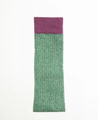 Calcetin purpurina verde