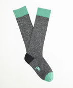 Calcetín purpurina negro