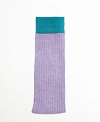 Calcetin purpurina morado