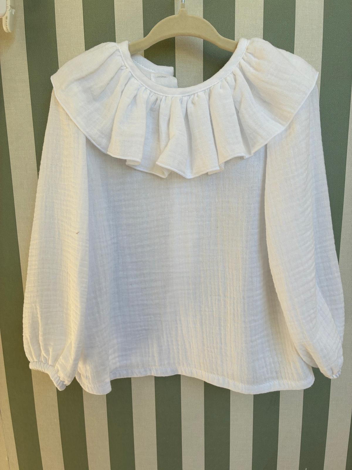 BLUSA BAMBULA NIÑA BLANCA