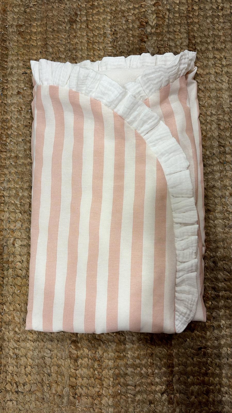 ARRULLO RAYAS ROSA Y BLANCO
