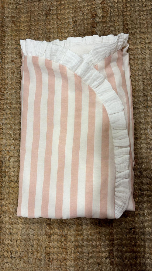 ARRULLO RAYAS ROSA Y BLANCO
